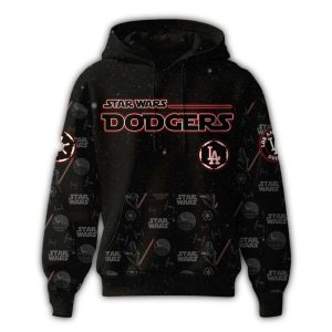 Los Angeles Dodgers Star Wars All-Over Print Hoodie for Fans