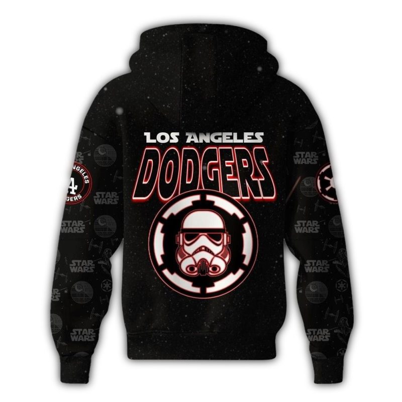 Los Angeles Dodgers Star Wars All-Over Print Hoodie for Fans - Image 2