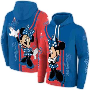 Los Angeles Dodgers Minnie Mouse All Over Print Hoodie
