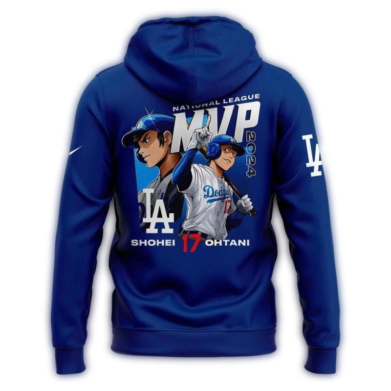 Los Angeles Dodgers Ohtani MVP Anime Night All-Over Print Hoodie - Image 2