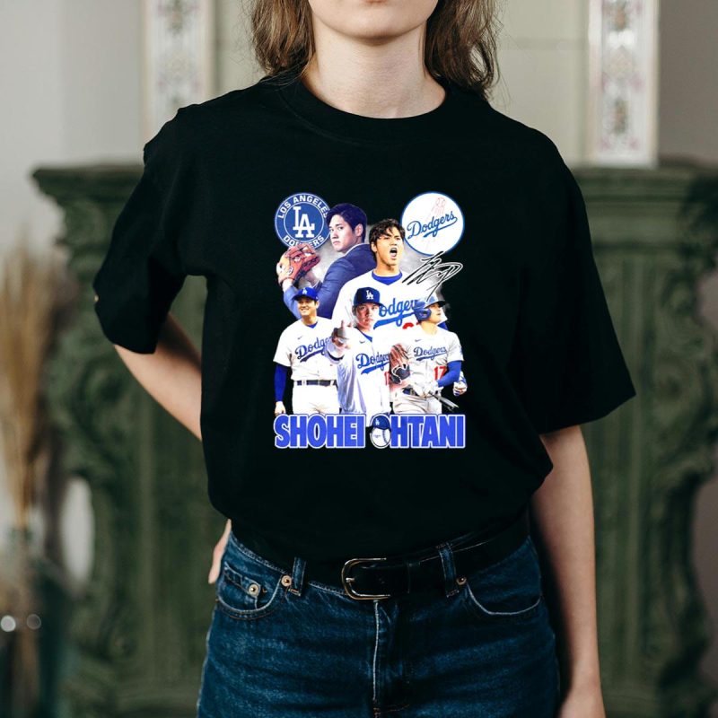 Los Angeles Dodgers Shohei Ohtani Coming to LA T-Shirt for Fans - Image 2