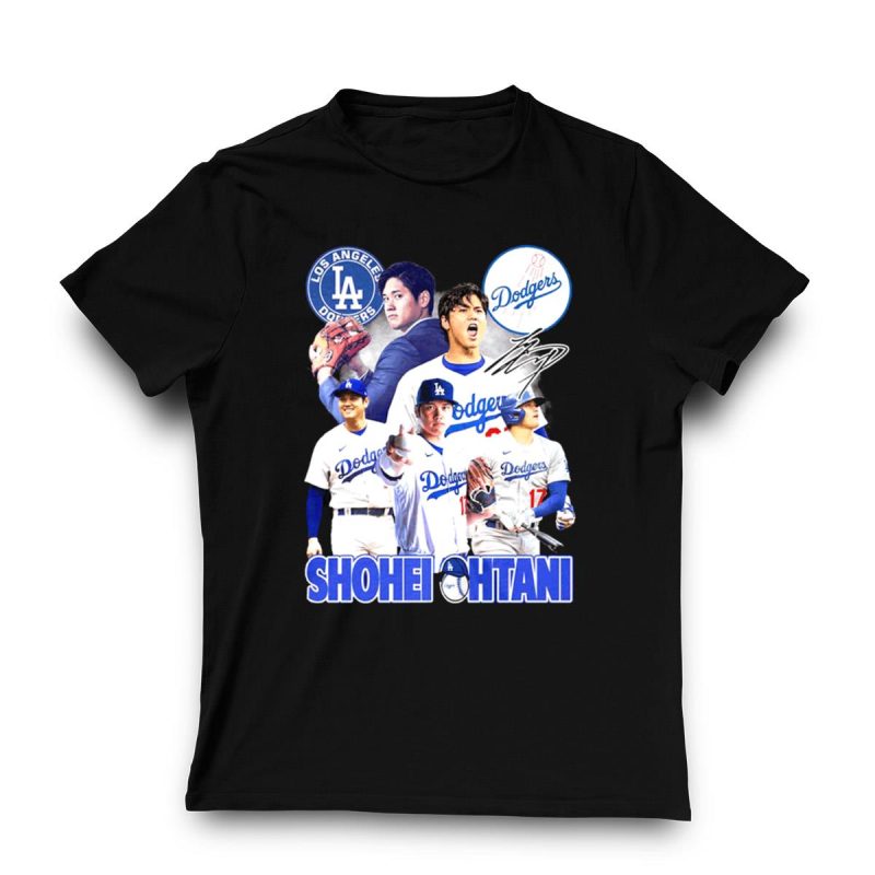 Los Angeles Dodgers Shohei Ohtani Coming to LA T-Shirt for Fans - Image 3