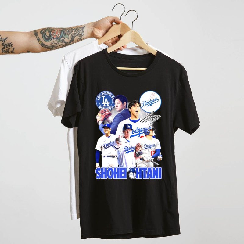 Los Angeles Dodgers Shohei Ohtani Coming to LA T-Shirt for Fans - Image 4