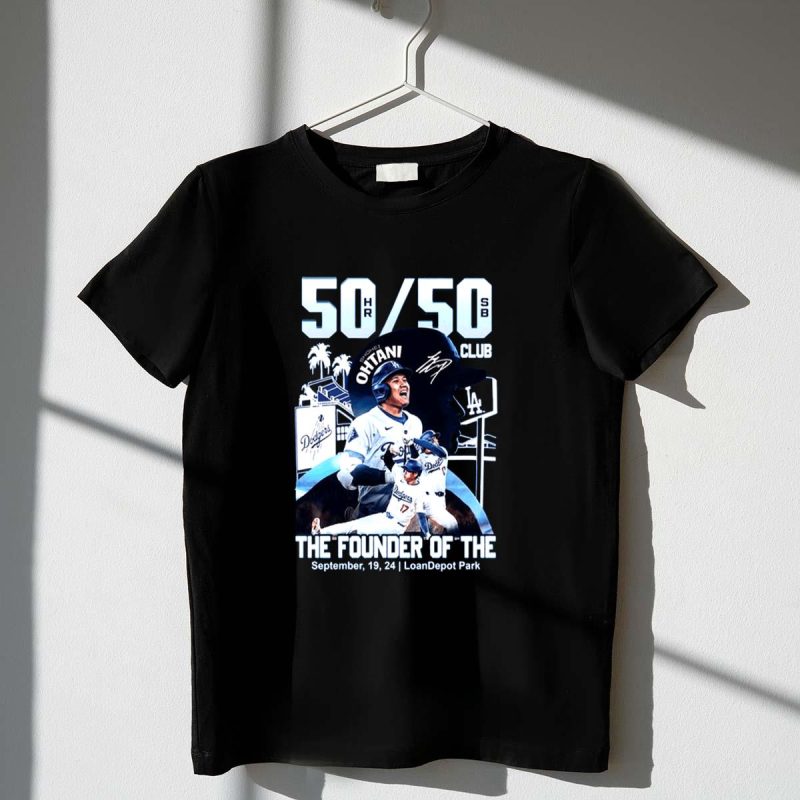Los Angeles Dodgers Shohei Ohtani 50/50 Club T-Shirt for Fans