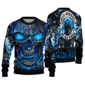 Los Angeles Dodgers Skull Intensity Ugly Sweater