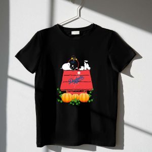 Los Angeles Dodgers Snoopy Pumpkin House Graphic T-Shirt