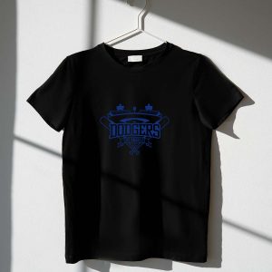 Los Angeles Dodgers Stadium Emblem Baseball T-Shirt - Fan Apparel