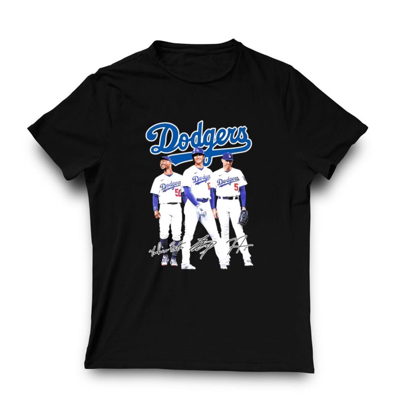 Los Angeles Dodgers Stars T-Shirt Featuring Mookie Betts & Shohei Ohtani - Image 3