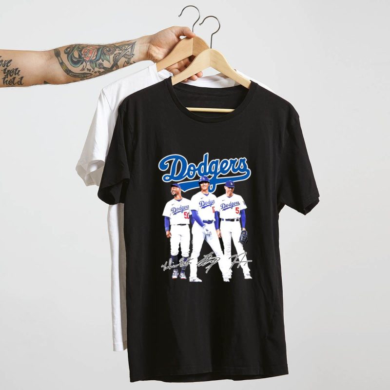 Los Angeles Dodgers Stars T-Shirt Featuring Mookie Betts & Shohei Ohtani - Image 4