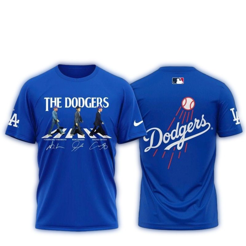 Dodgers Road Signature All-Over Print T-Shirt for Fans