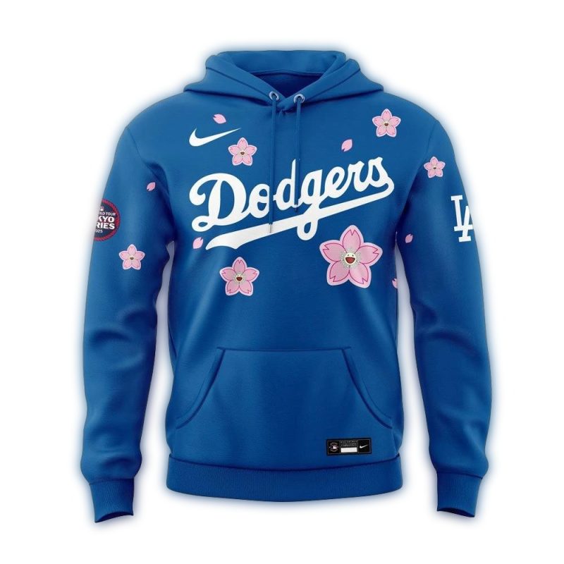 Los Angeles Dodgers Takashi Murakami 2025 All Over Print Hoodie