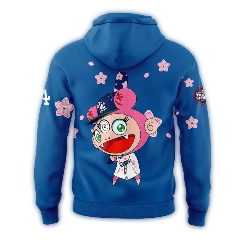 Los Angeles Dodgers Takashi Murakami 2025 All Over Print Hoodie - Image 2