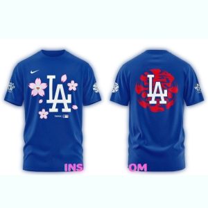 Los Angeles Dodgers 2025 Tokyo Series All-Over Print T-Shirt