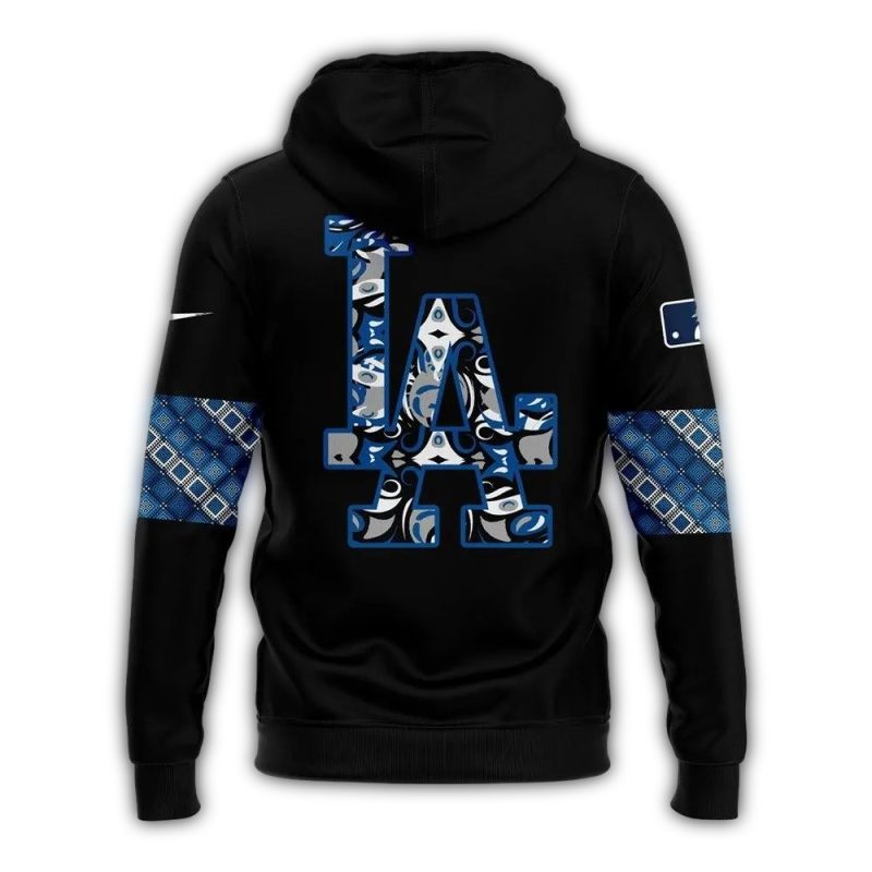 Los Angeles Dodgers Native American Heritage Month All-Over Print Hoodie - Image 2
