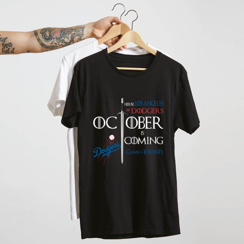 Los Angeles Dodgers Game of Thrones T-Shirt for Fans and Collectors - Image 4