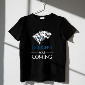 Funny Game of Thrones House Stark Los Angeles Dodgers T-Shirt