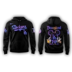 Los Angeles Dodgers x Disneyland 70th Anniversary All-Over Print Hoodie
