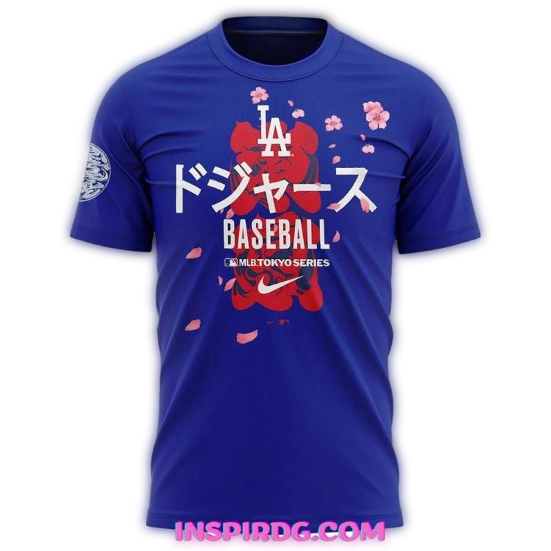 Cubs vs Dodgers 2025 Tokyo Series All Over Print T-Shirt
