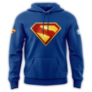 Los Angeles Dodgers Superman All-Over Print Hoodie for Fans
