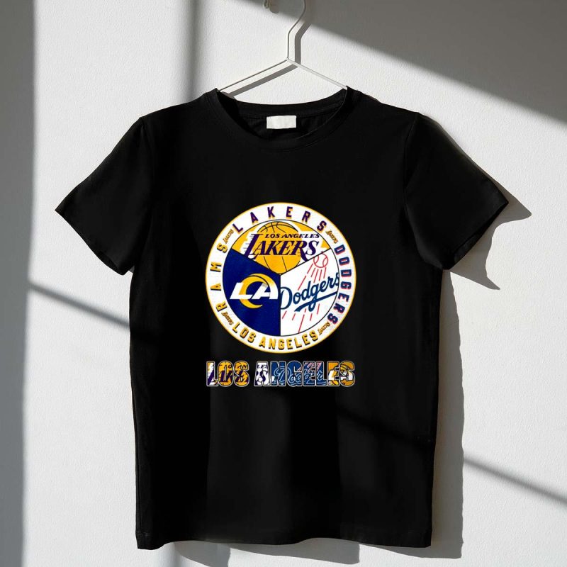 Los Angeles City Champions T-Shirt - Dodgers & Rams Fan Apparel