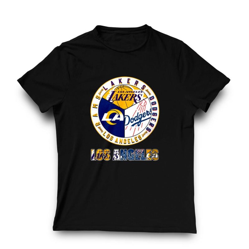 Los Angeles City Champions T-Shirt - Dodgers & Rams Fan Apparel - Image 3