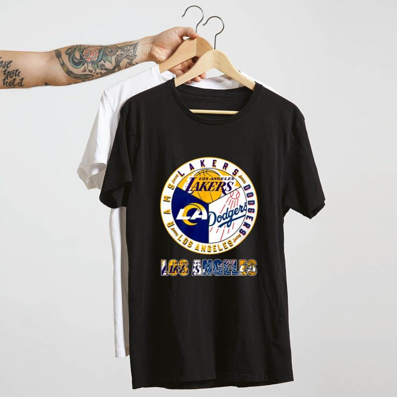 Los Angeles City Champions T-Shirt - Dodgers & Rams Fan Apparel - Image 4
