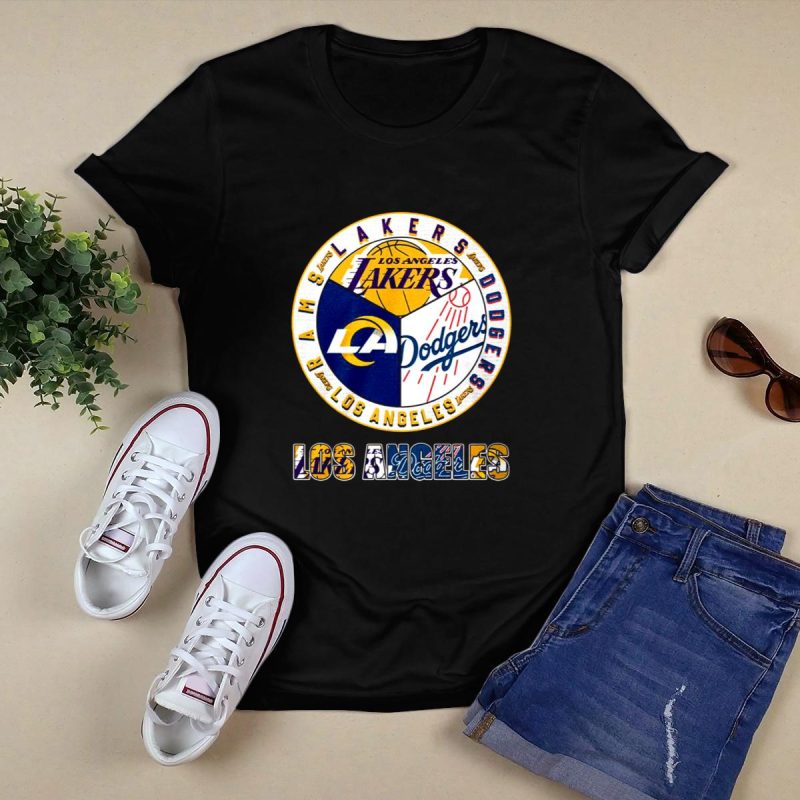 Los Angeles City Champions T-Shirt - Dodgers & Rams Fan Apparel - Image 5