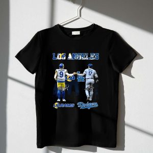 Los Angeles Rams & Dodgers Proud of California T-Shirt - Fan Apparel
