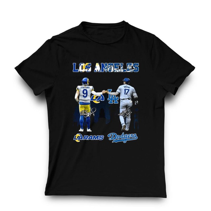 Los Angeles Rams & Dodgers Proud of California T-Shirt - Fan Apparel - Image 3