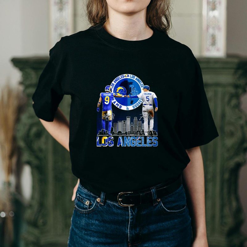 Los Angeles Rams & Dodgers City Champions T-Shirt for Fans - Image 2
