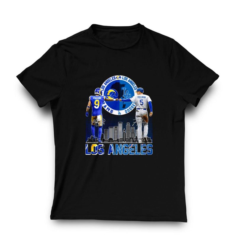 Los Angeles Rams & Dodgers City Champions T-Shirt for Fans - Image 3
