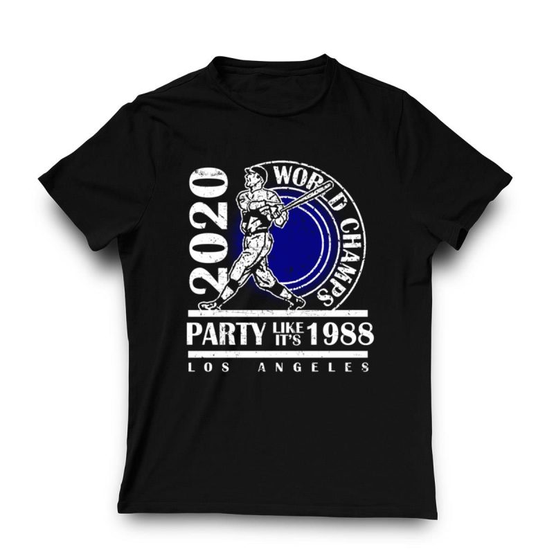 Los Angeles 1988 World Champs T-Shirt - Celebrate Baseball Glory - Image 3