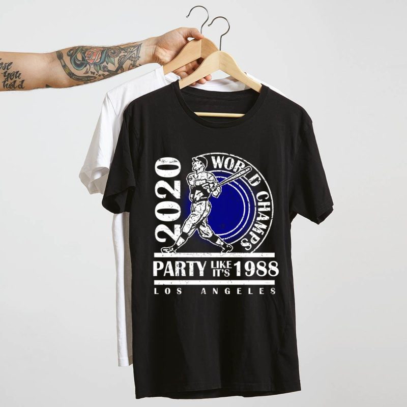 Los Angeles 1988 World Champs T-Shirt - Celebrate Baseball Glory - Image 4