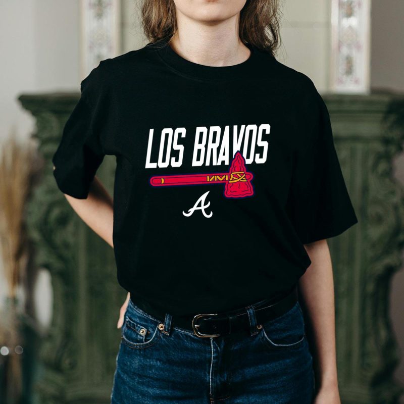 Atlanta Braves Hometown Navy T-Shirt - Support Your Team In Style! - Image 2