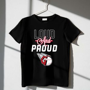 Cleveland Guardians Winged Baseball T-Shirt - Loud & Proud Design