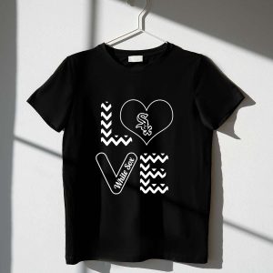 Chicago White Sox Heart Logo T-Shirt For Baseball Fans - Love The Sox!