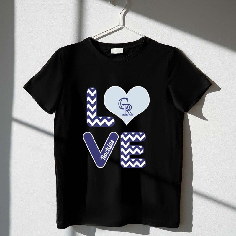Love Colorado Rockies Heart T Shirt t shirt 1 1
