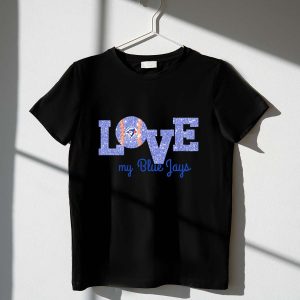Sparkling Love For Blue Jays T-Shirt - Perfect For Toronto Fans