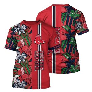 Chic Boston Red Sox AOP T-Shirt for Athletic Style and Comfort