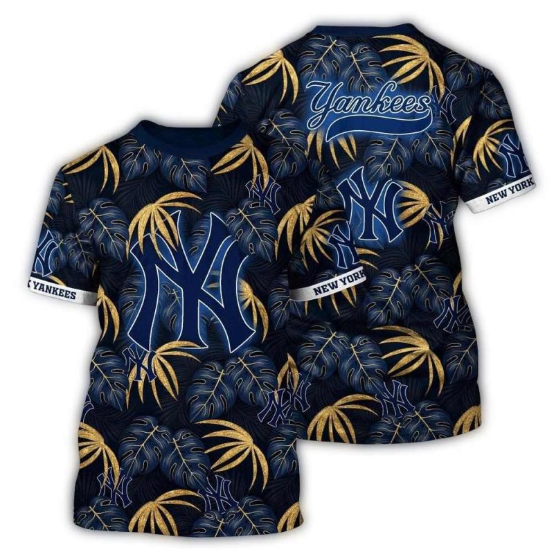 MLB New York Yankees 3D T Shirt Champion Comfort For Fans Baseball 1