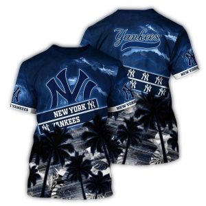 New York Yankees Tropical Coconut All-Over Print T-Shirt