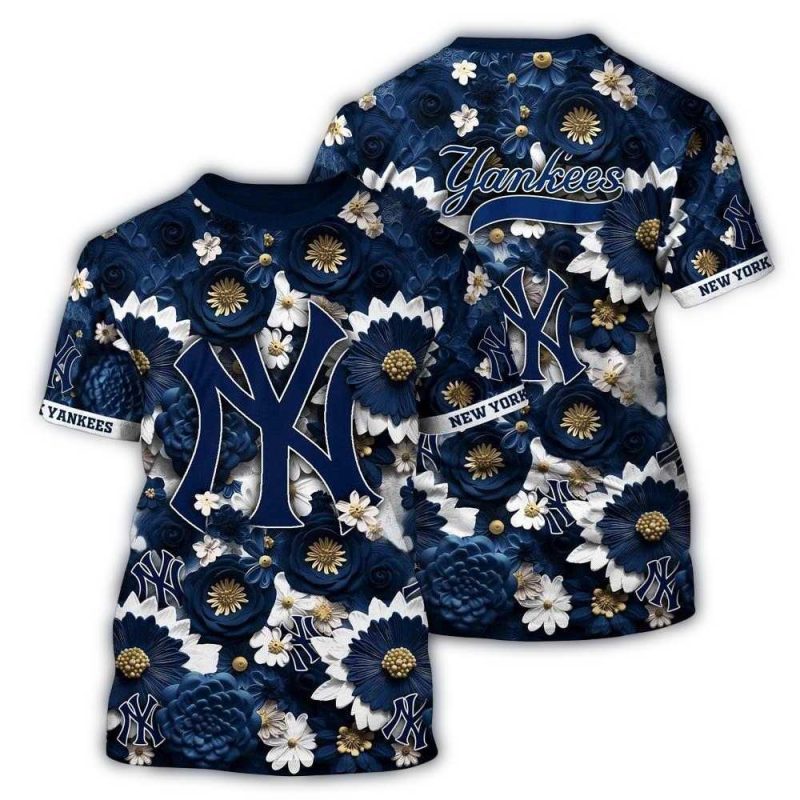 MLB New York Yankees 3D T Shirt Game Changer For Sports Enthusiasts 1