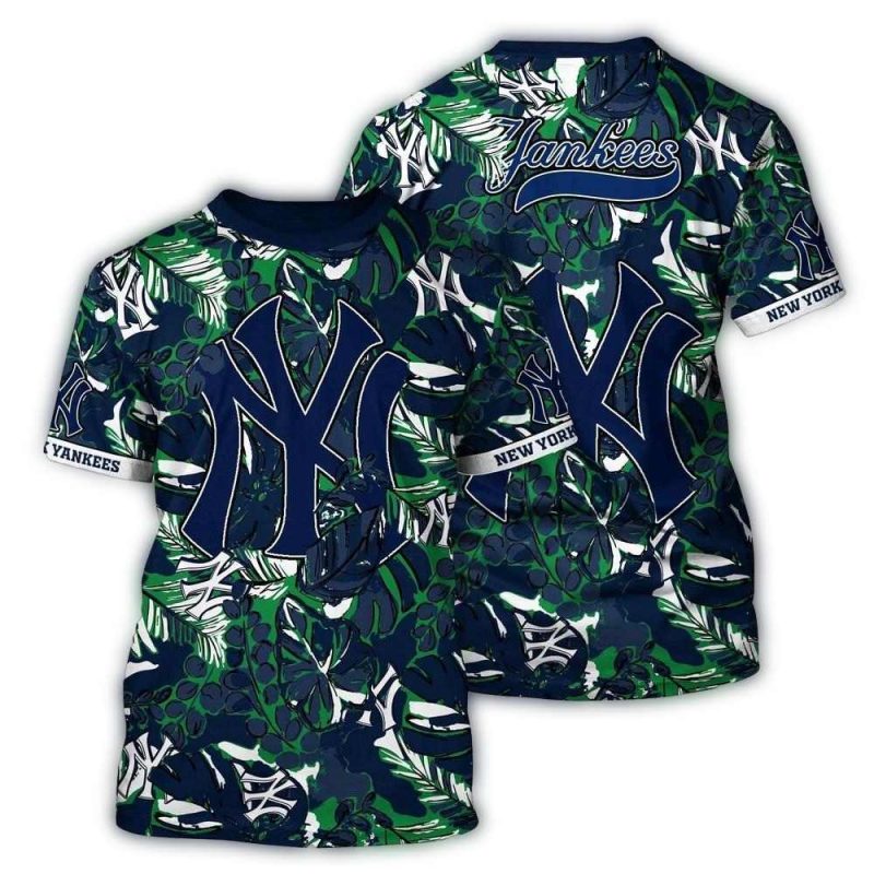 MLB New York Yankees 3D T Shirt Sleek Baseball Vibes For Fans Baseball 1