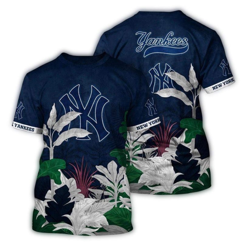 MLB New York Yankees 3D T Shirt Trending Summer For Fans Baseball 1