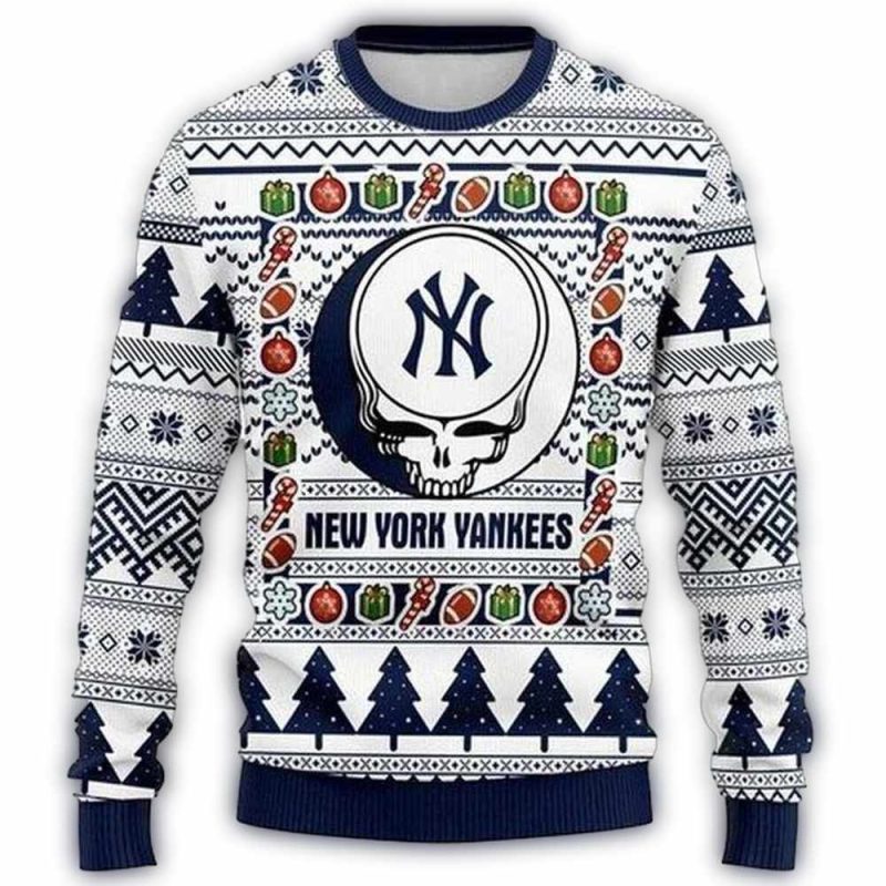 MLB New York Yankees Grateful Dead Ugly Christmas Sweater