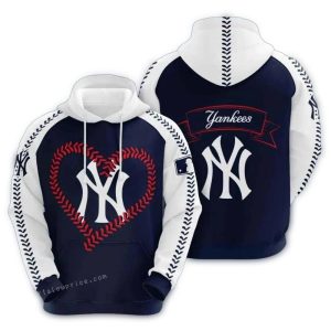 New York Yankees All Over Print Hoodie For Fans And Collectors