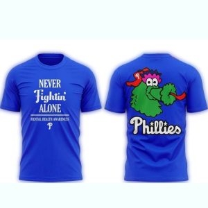 Philadelphia Phillies Never Fightin' Alone All-Over Print T-Shirt