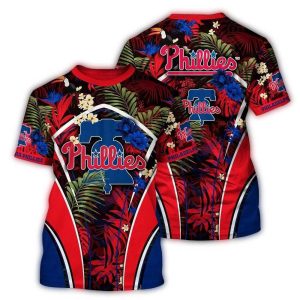 Philadelphia Phillies All Over Print T-Shirt for Fans and Collectors