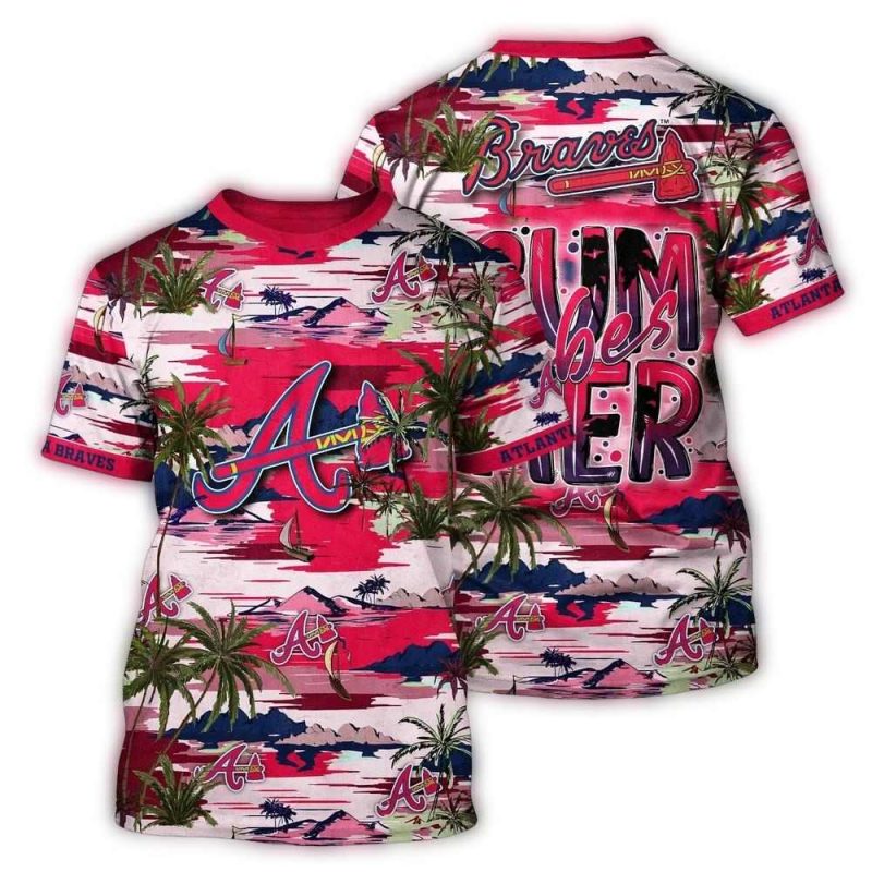 MLB Atlanta Braves 3D T Shirt Aloha Grand Slam For Fans Sports 1 b6kvtq