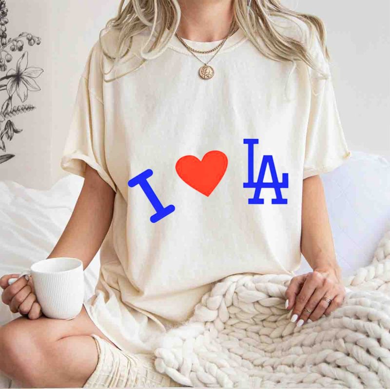 Madhappy I Love LA Los Angeles Dodgers T Shirt.jpeg t shirt 1 1